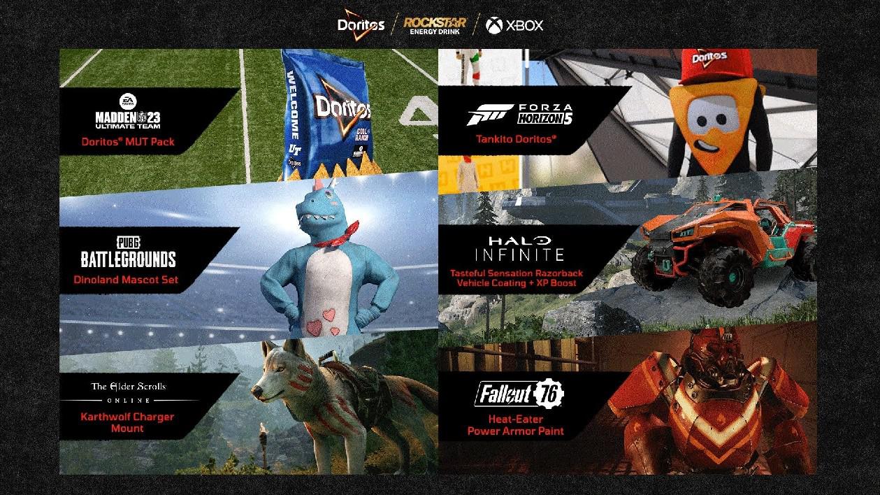 Xbox, Doritos e Rockstar Energy se unem para nova promoção