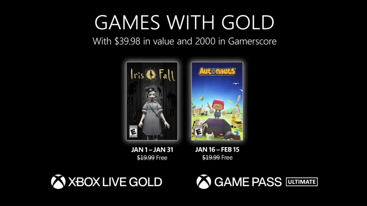 Xbox Free Games With Gold para janeiro de 2023 revelado