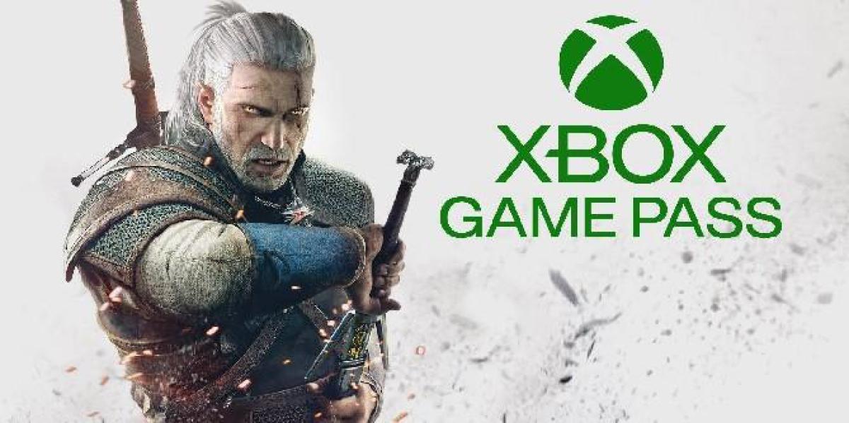 Xbox Game Pass perdendo The Witcher 3 e mais quatro jogos