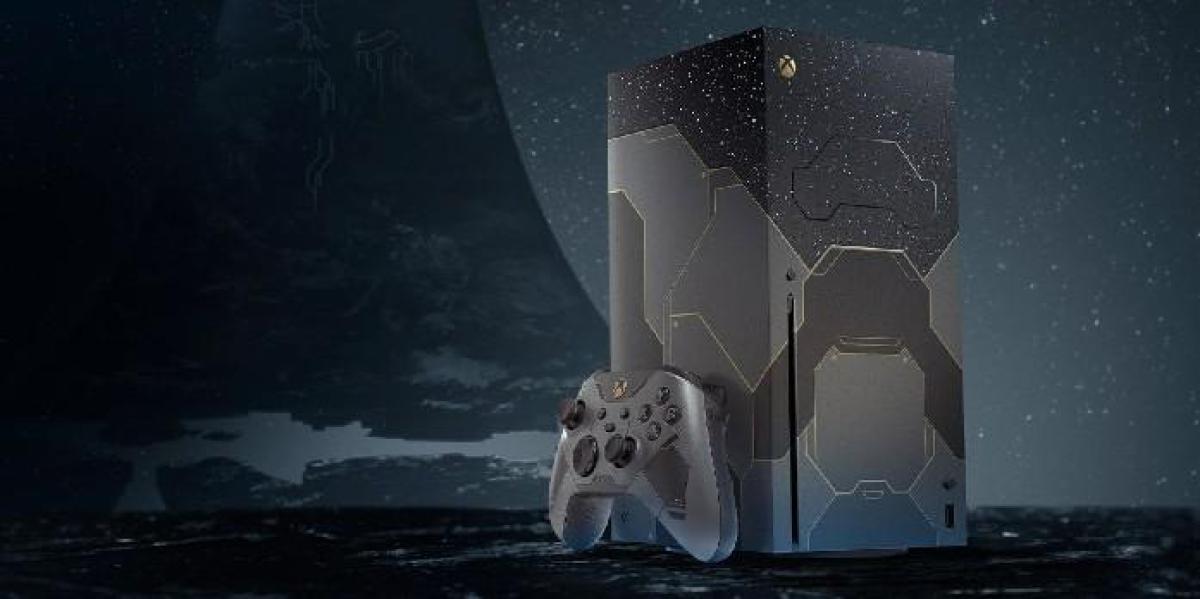 Xbox Gamer envia a série X com tema de Halo para reparo, disse que poderia estar recebendo o console básico de volta