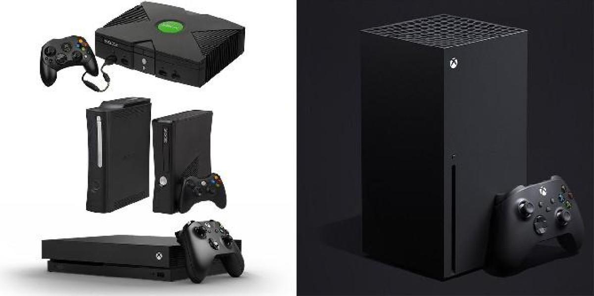 Xbox Series X: Comparações de tamanho de cada console Xbox