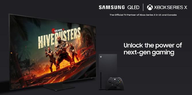 Xbox Series X em parceria com Samsung QLED