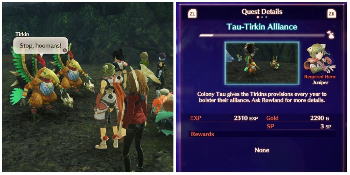 Xenoblade Chronicles 3: A Aliança Tau-Tirkin