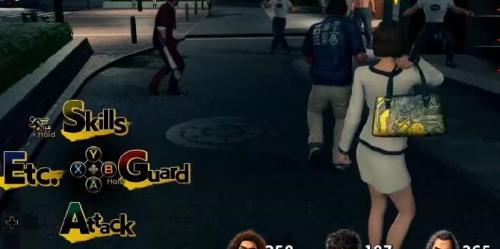 Yakuza: Like A Dragon Menu alterado para feitiço Sega