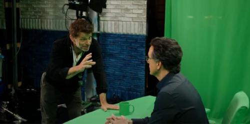 Zack Snyder aplica seu estilo de assinatura ao último show com Stephen Colbert