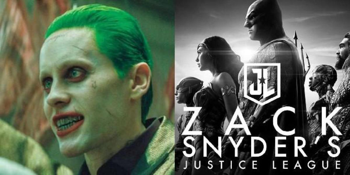 Zack Snyder compartilha nova imagem do Coringa de Jared Leto