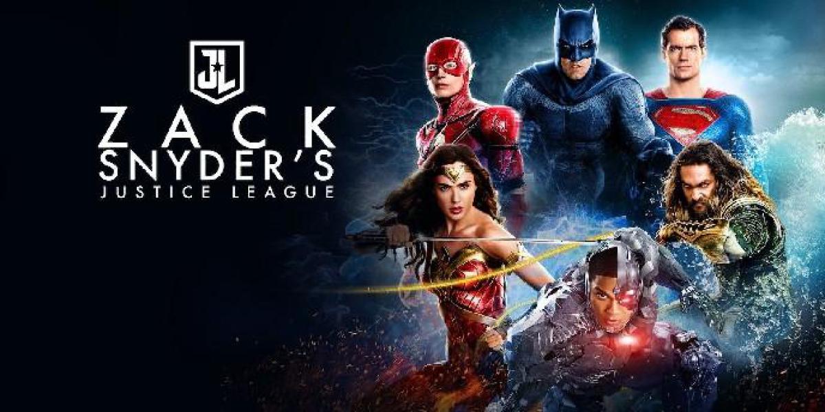 Zack Snyder vaza janela de lançamento do HBO Max de Liga da Justiça