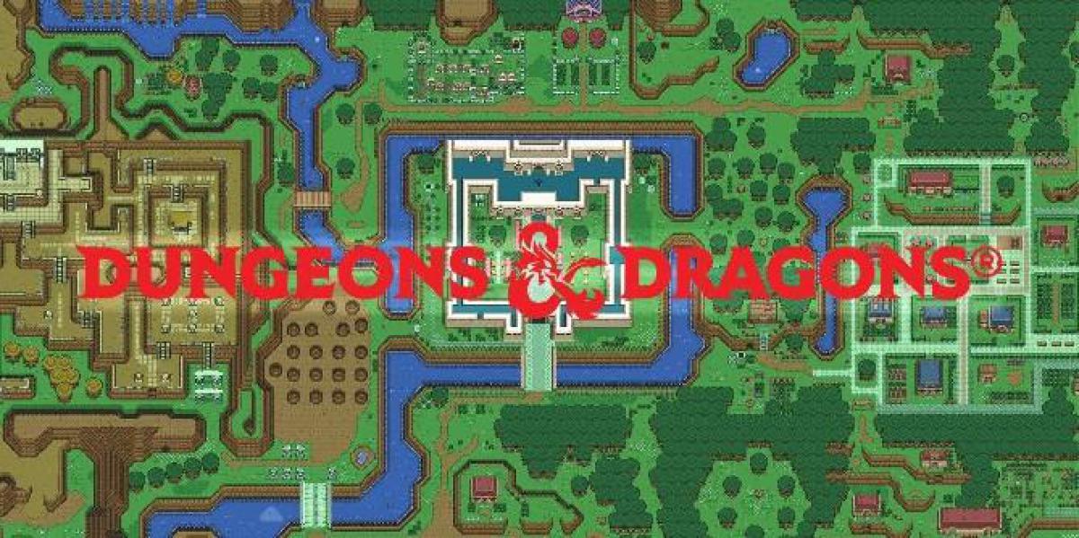 Zelda: A Link to the Past Map Recriado para Dungeons and Dragons