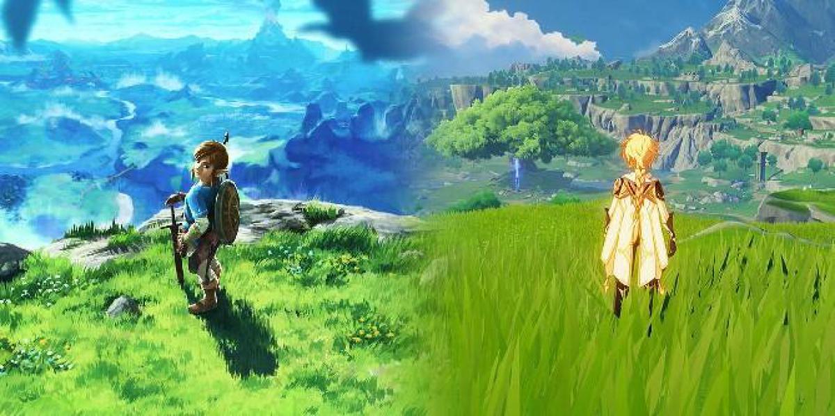 Zelda: Breath of the Wild 2 deve roubar recurso de Genshin Impact