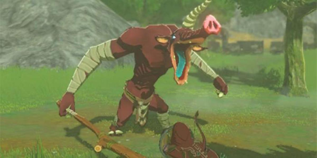 Zelda: Breath of the Wild Clip mostra Moblin jogando Bokoblin