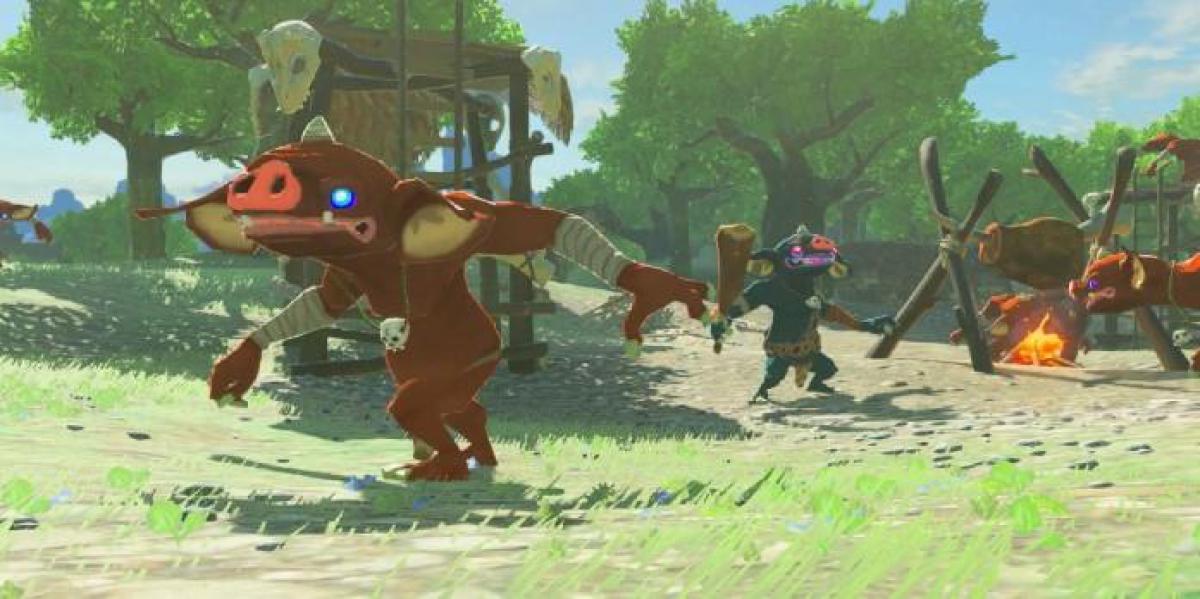 Zelda: Breath of the Wild Fan aponta detalhes interessantes sobre como os Bokoblins comem