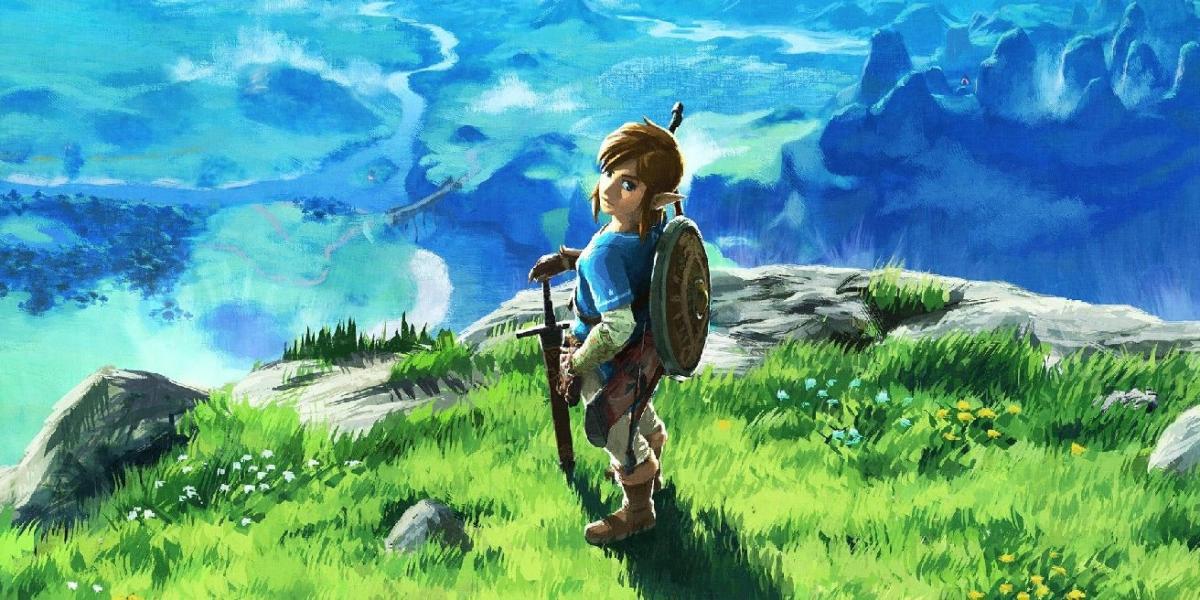 Zelda: Breath of the Wild Glitch salva Link do Guardian