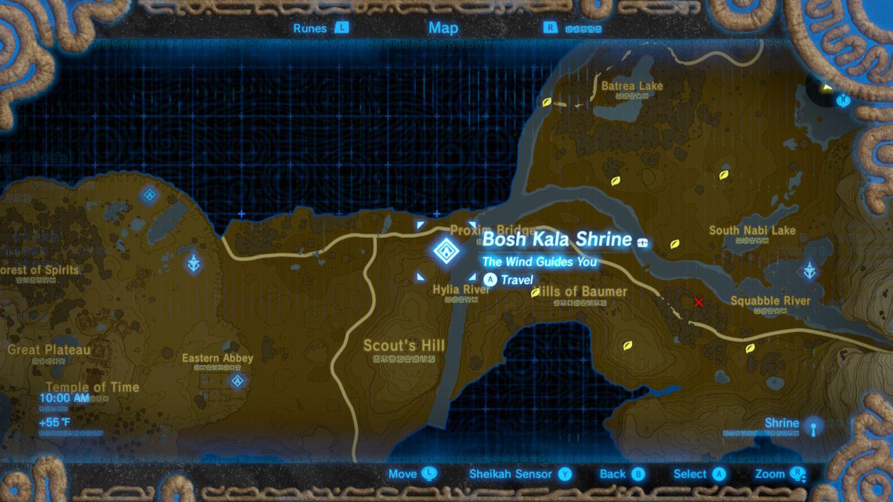Zelda: Breath of the Wild - Todos os locais e soluções do santuário de Dueling Peaks