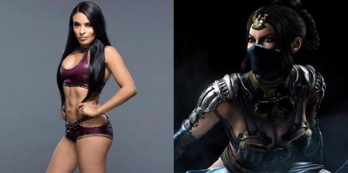 Zelina Vega da WWE mostra incrível cosplay de Mortal Kombat Kitana