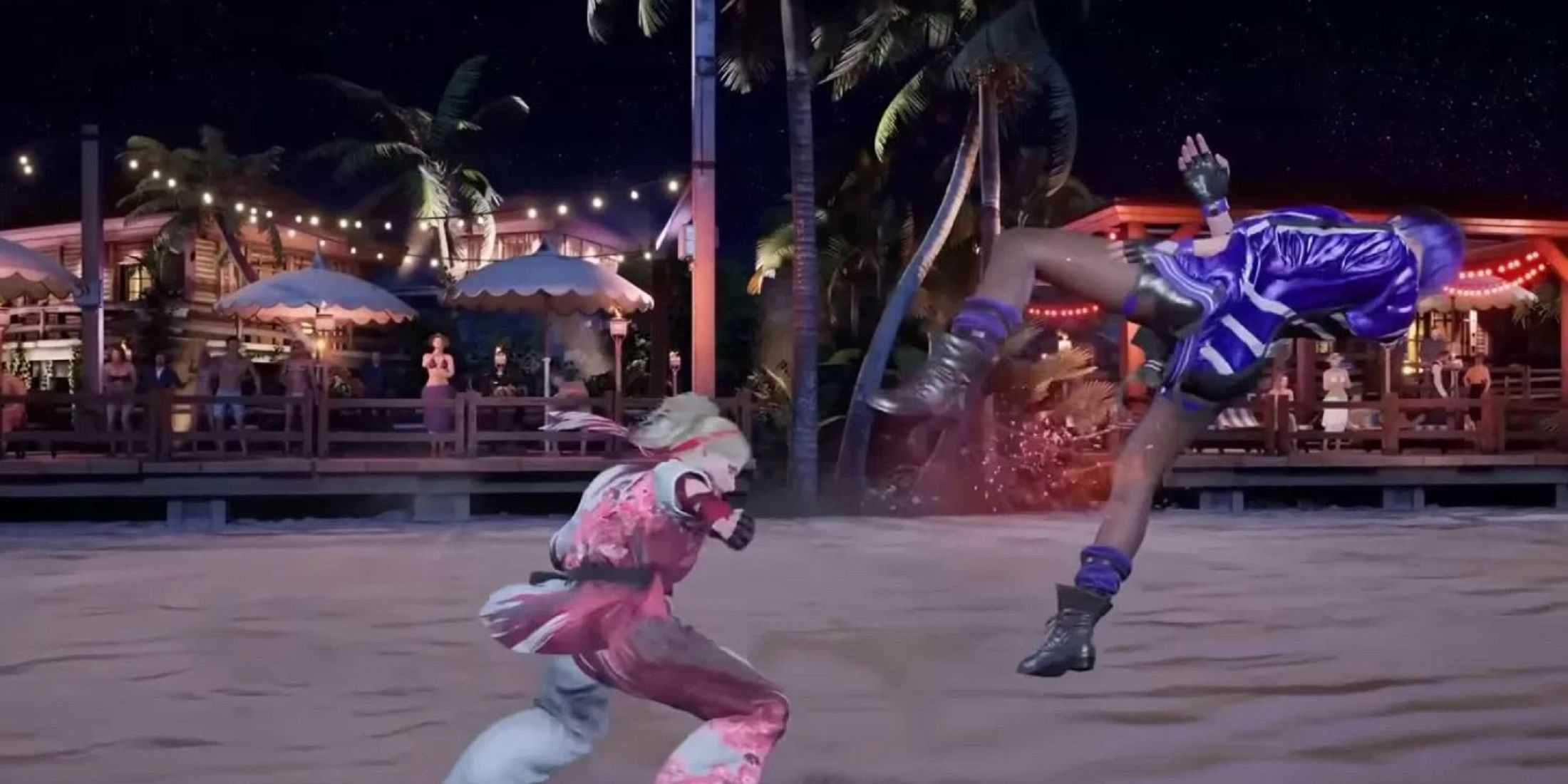 Lidia Sobieska from Tekken 8 delivers a powerful punch to an opponent