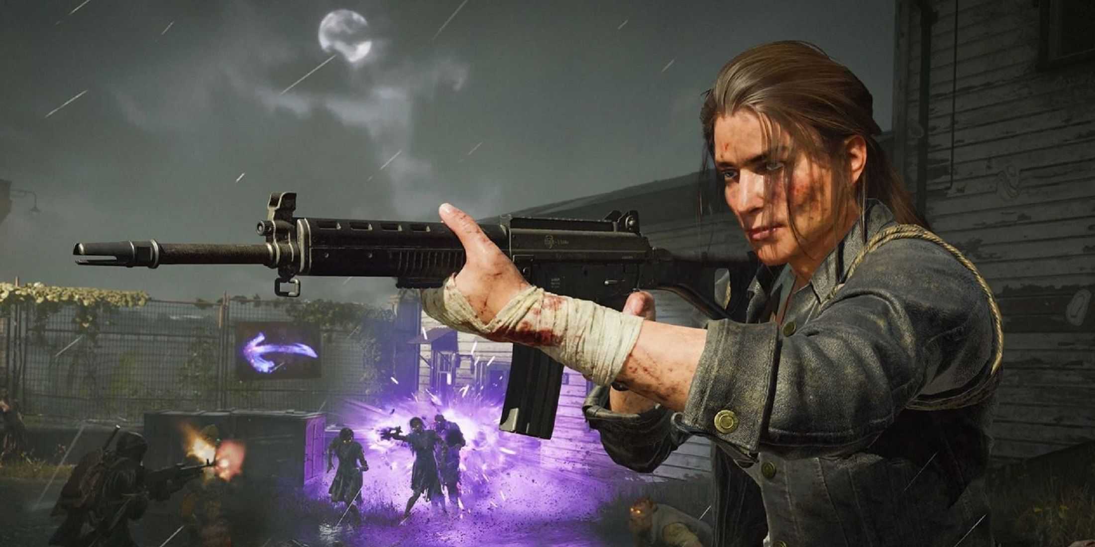 Elizabeth Grey seen in Black Ops 6 Zombies on the Terminus Island map 