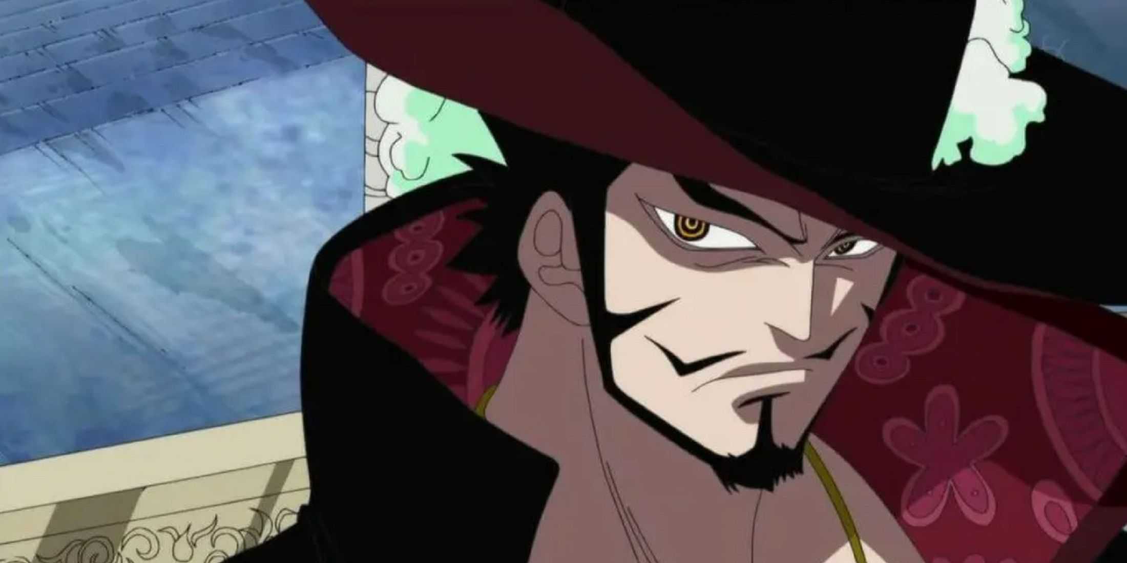 Dracule Mihawk, a villain in One Piece anime