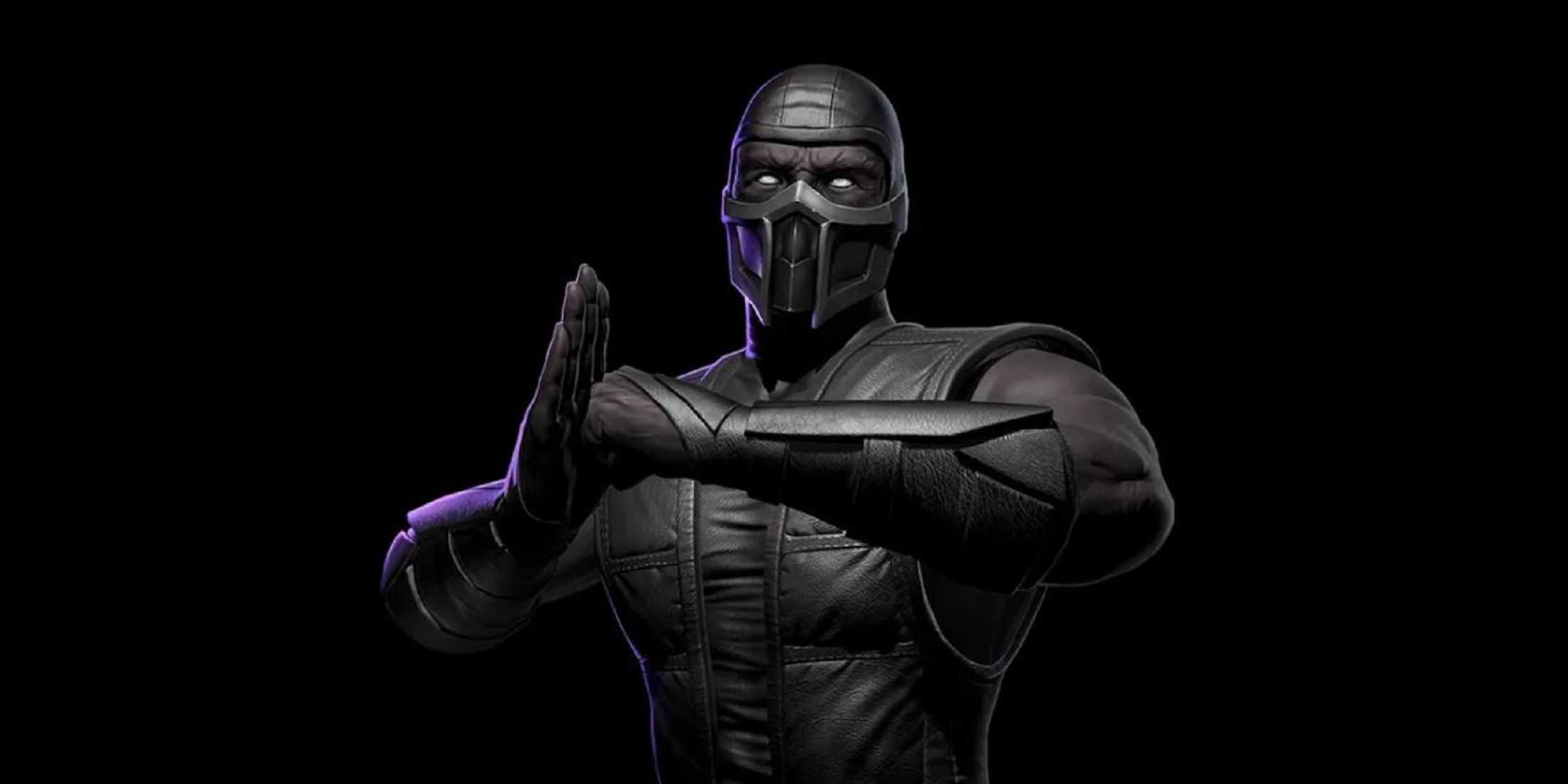 Noob Saibot from Mortal Kombat 11 strikes a pose