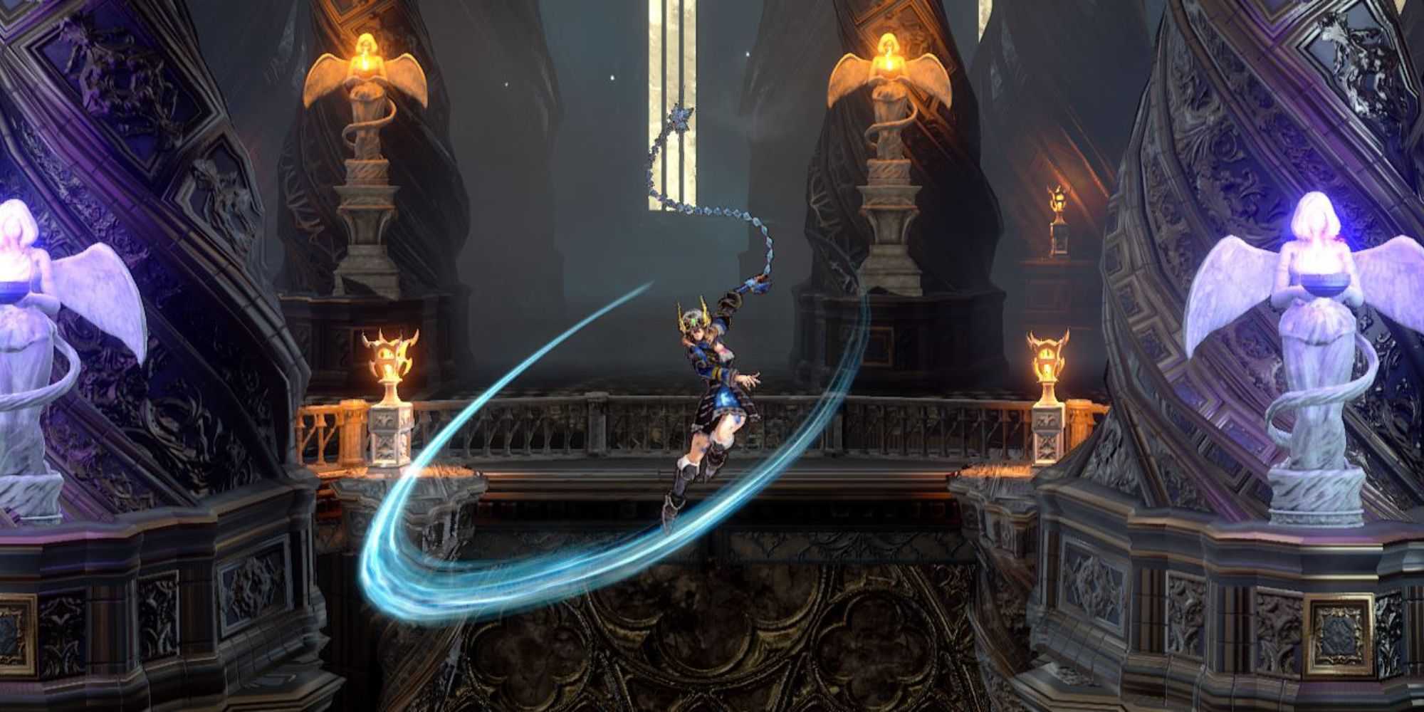 Bloodstained Ritual of the Night player swing whip