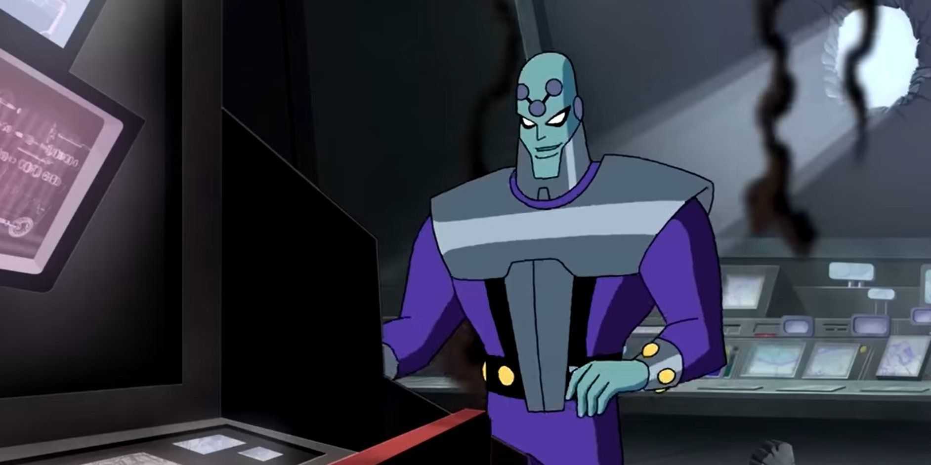 An image of Brainiac in his laboratory