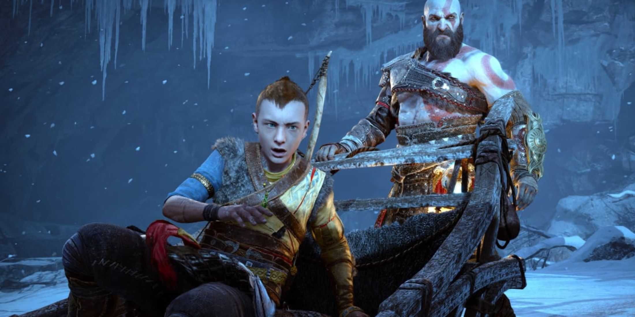 Kratos and Atreus in God of War Ragnarok