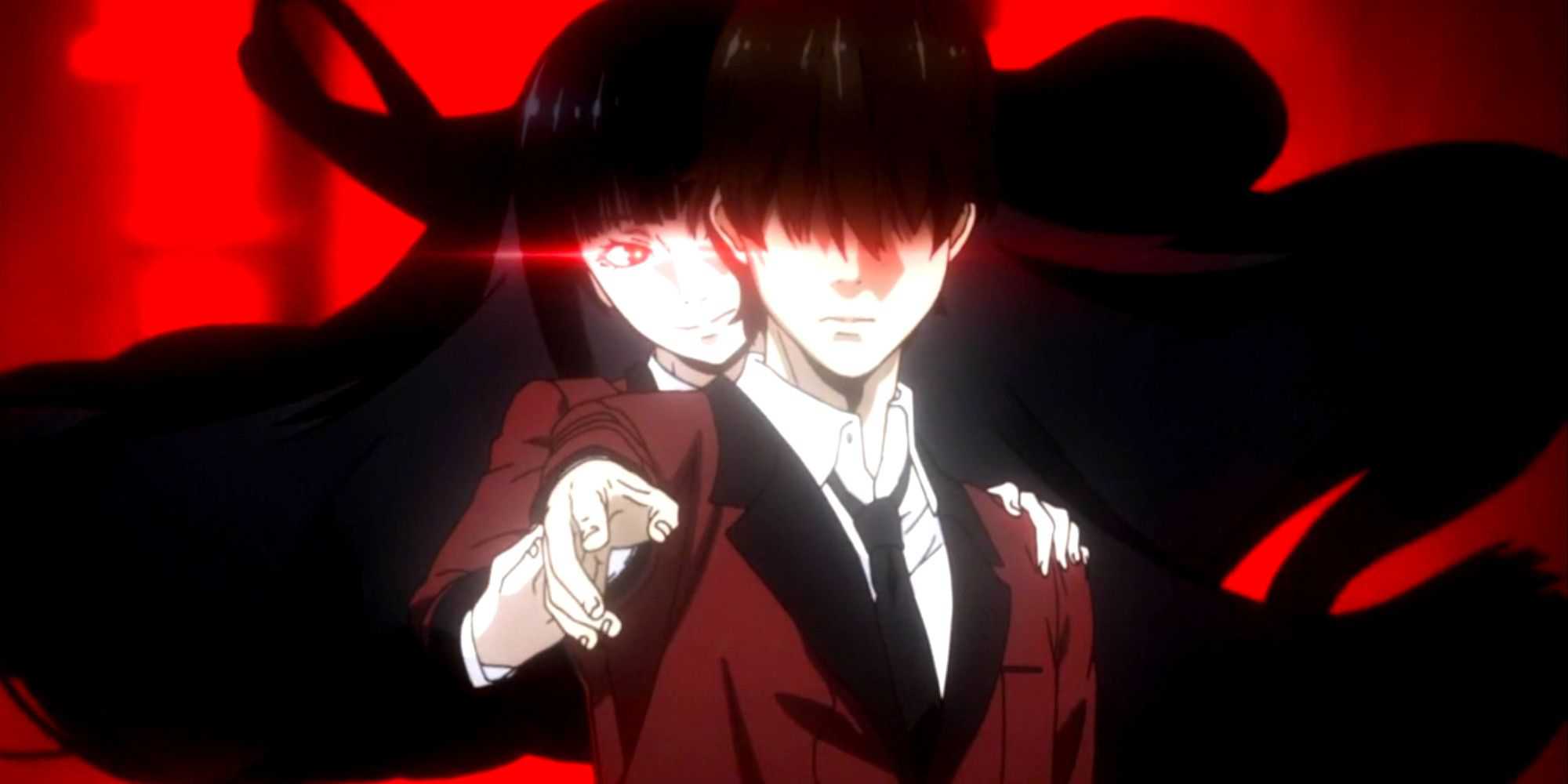 Kakegurui Best Games Tarot Cards of Fate Ryota Suzui and Yumeko