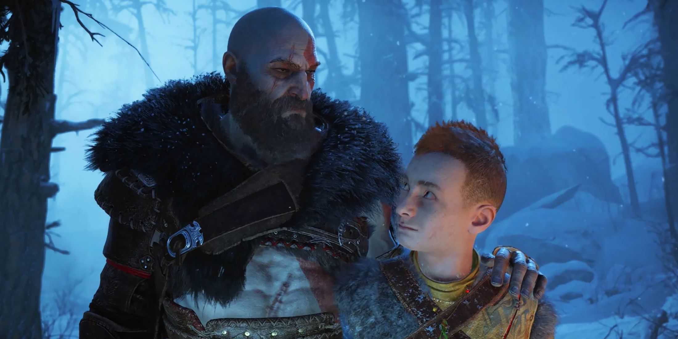 Kratos and Atreus from the God of War franchise