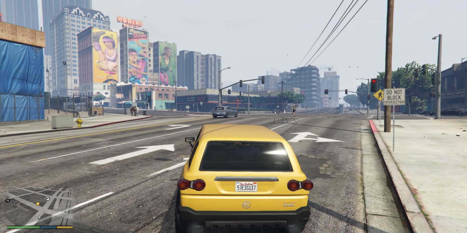 gta online yellow car