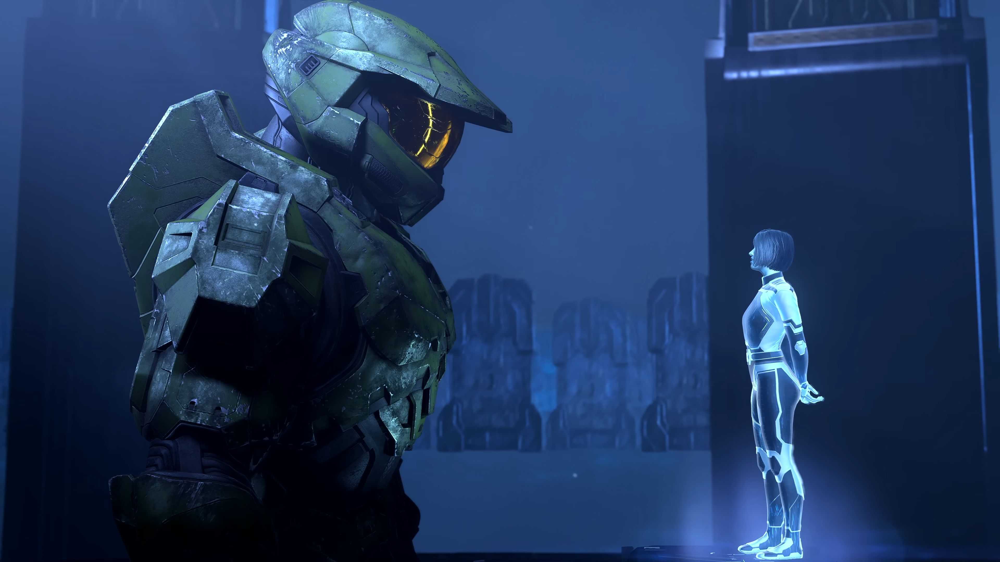 The Chief and Cortana in Halo Infinite's campaign