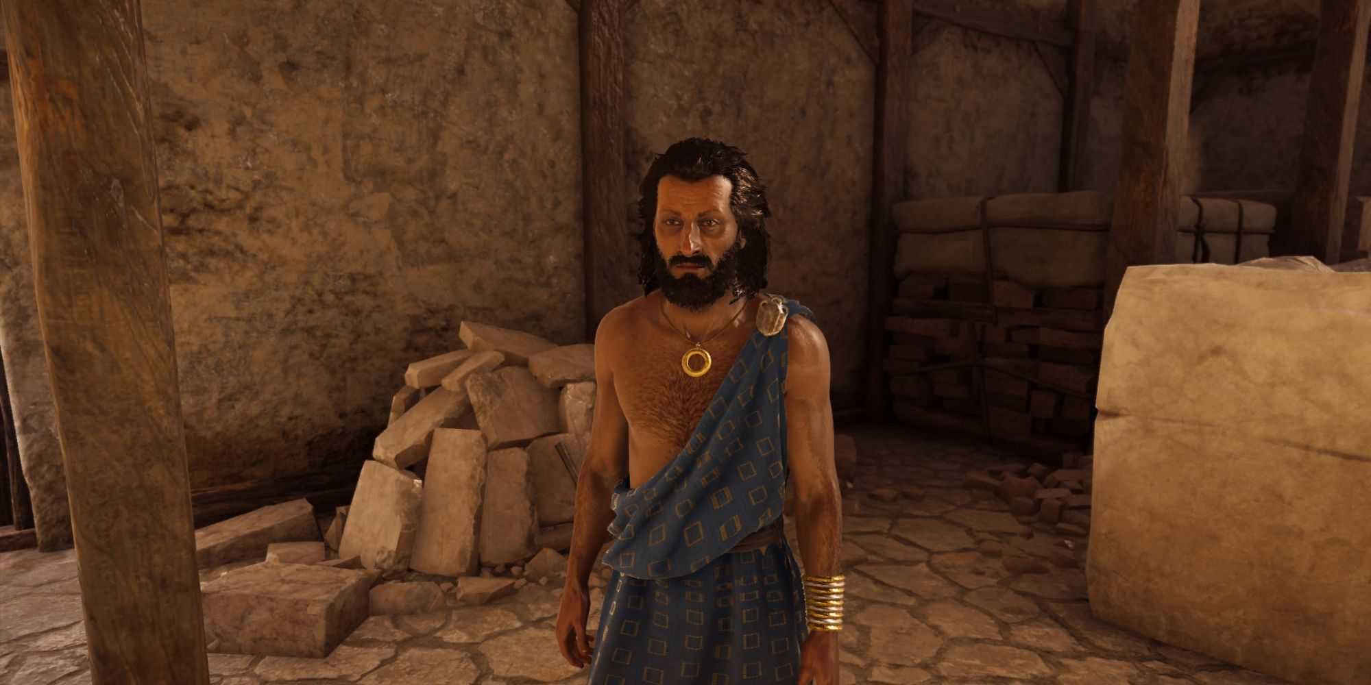 The artist Phidias in Assassin's Creed Odyssey