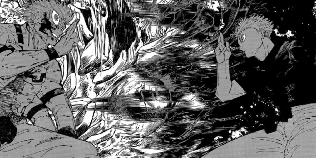 unlimited void vs malevolent shrine jujutsu kaisen jjk 262