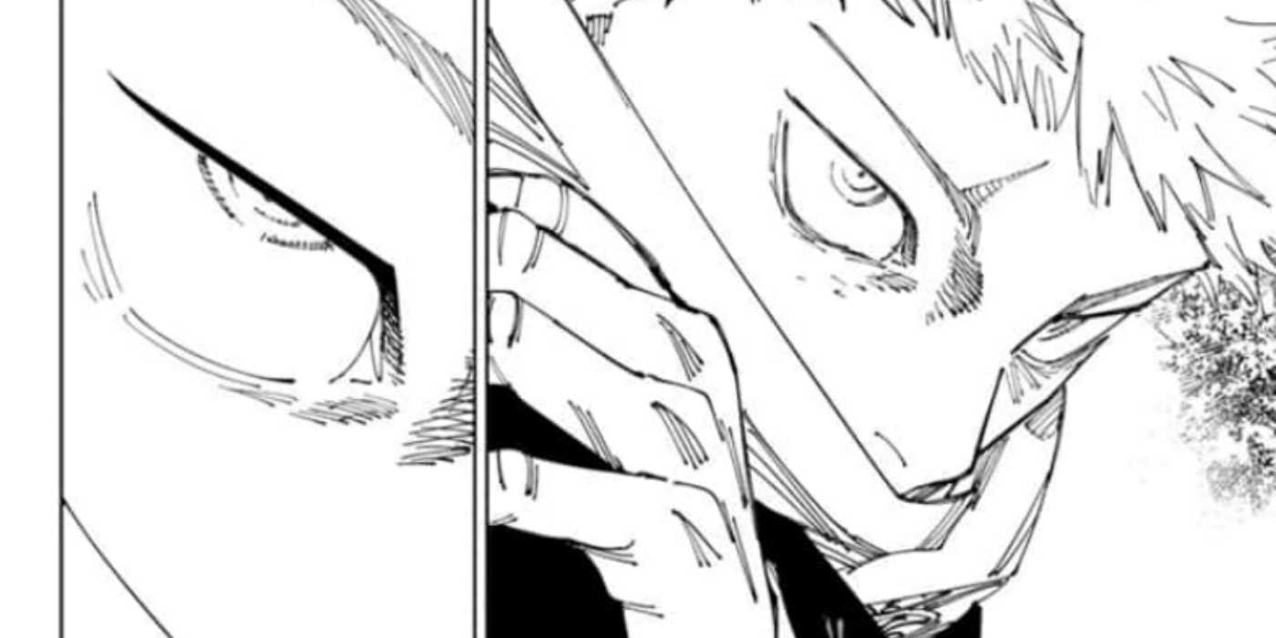 yuji threatening sukuna jujutsu kaisen jjk 267