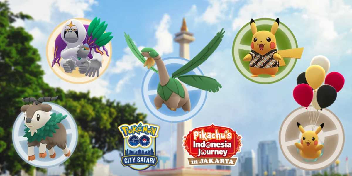 Pokemon GO: Destaques e Encontros Especiais do City Safari em Jacarta