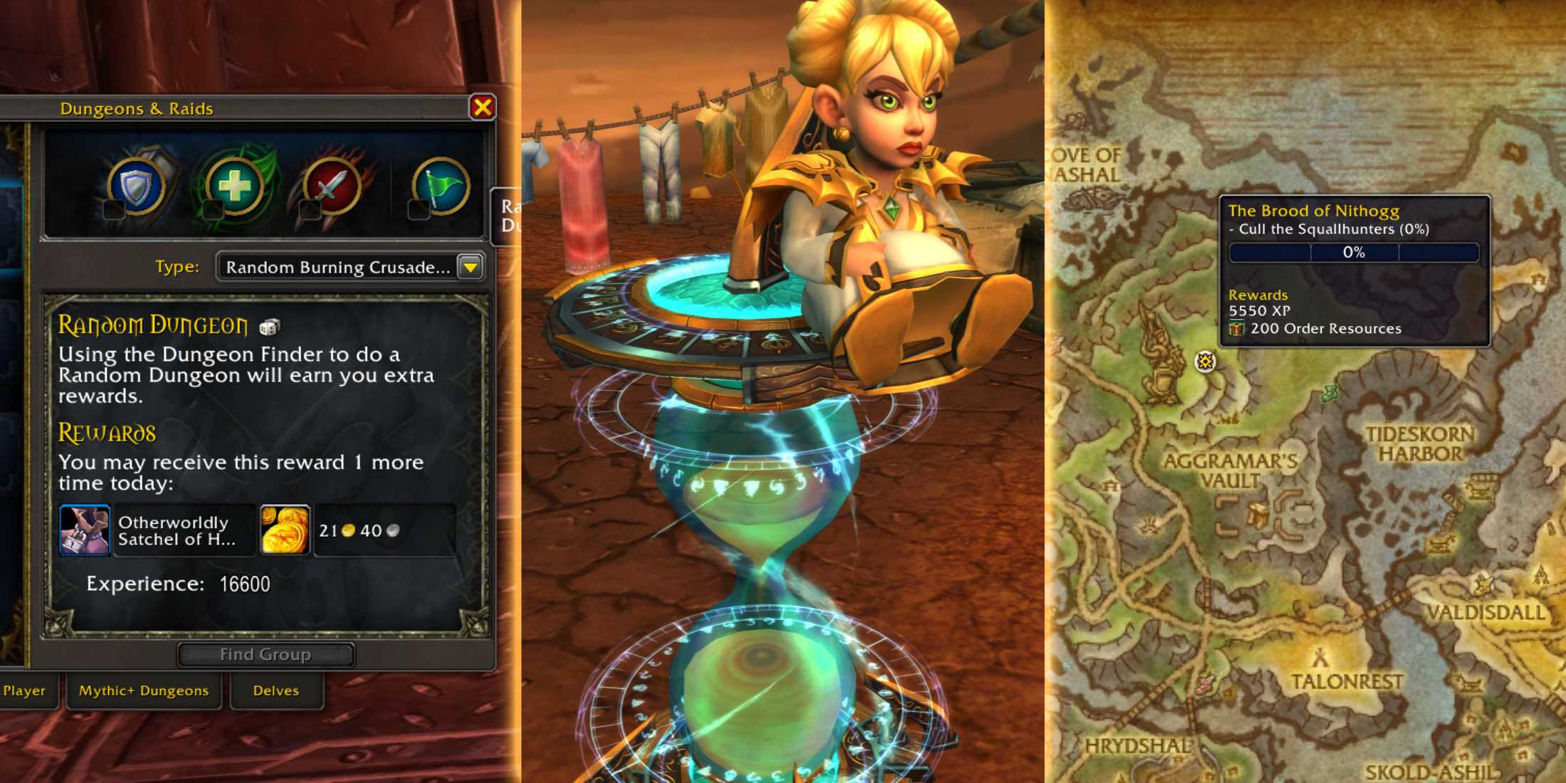 WoW TWW Melhores métodos de nivelamento Chromie World Quests Dungeons