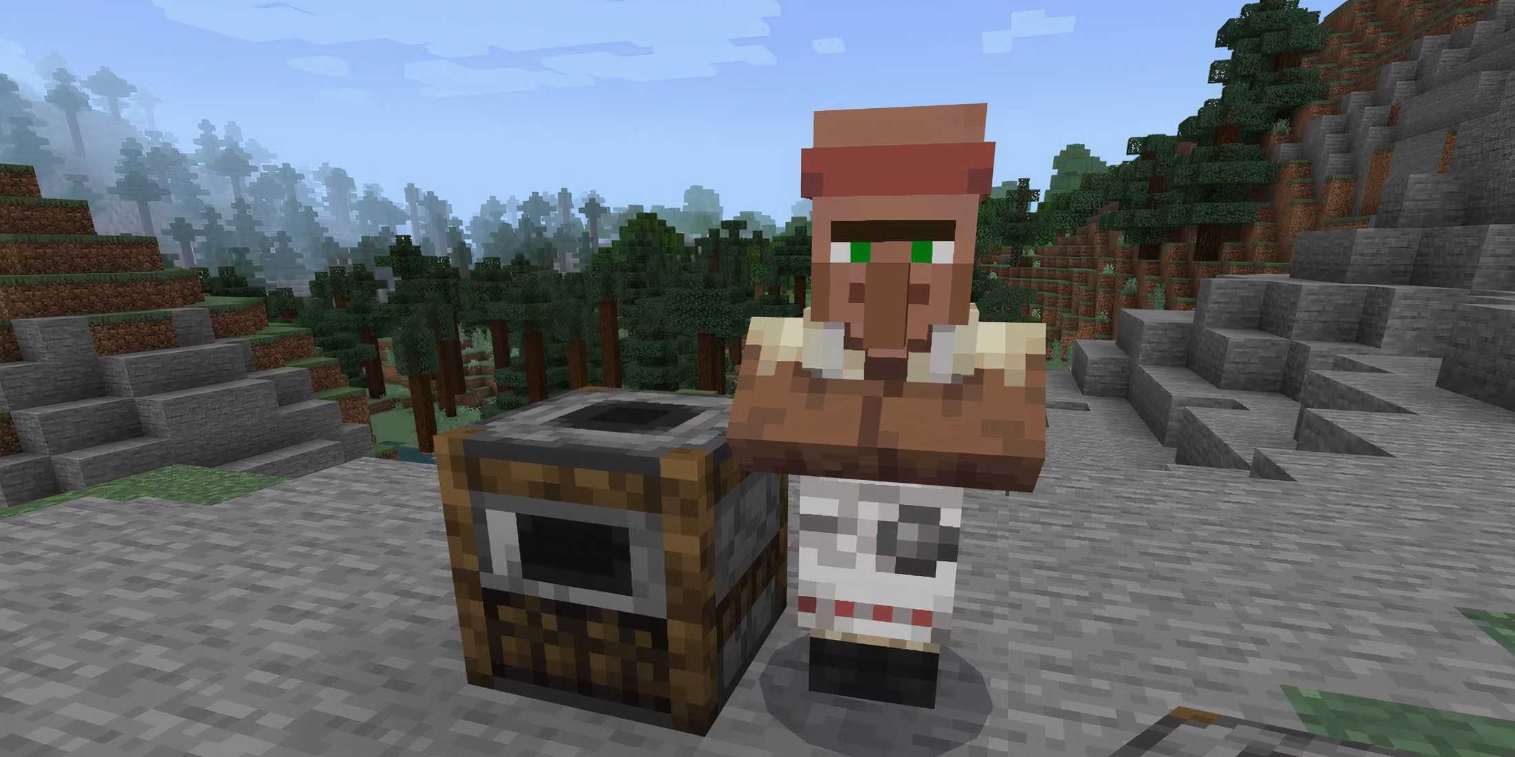 Butcher Villager no Minecraft