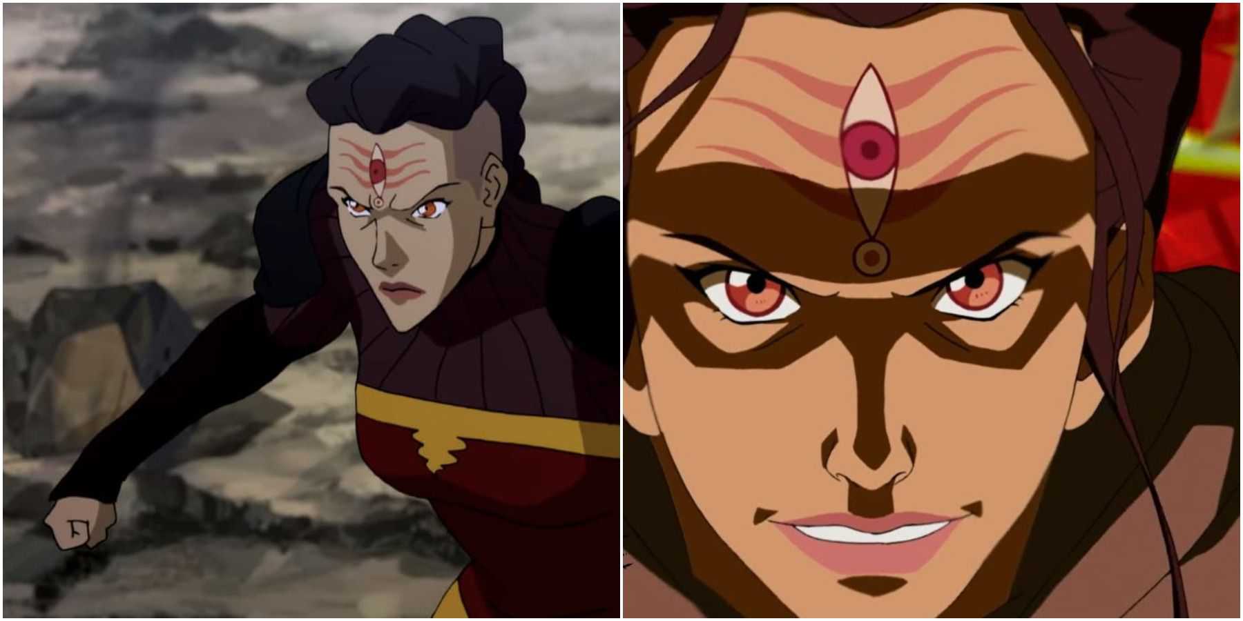 A lenda de Korra P'Li prestes a usar sua dobra de combustão