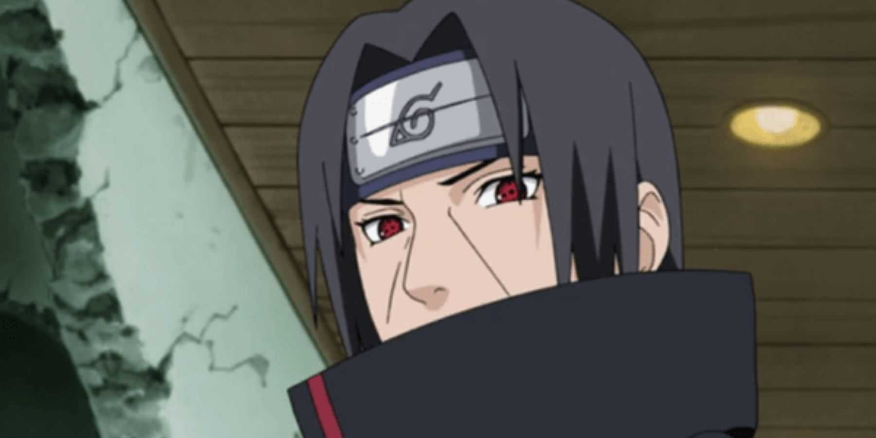 Itachi Uchiha compartilhando olhos