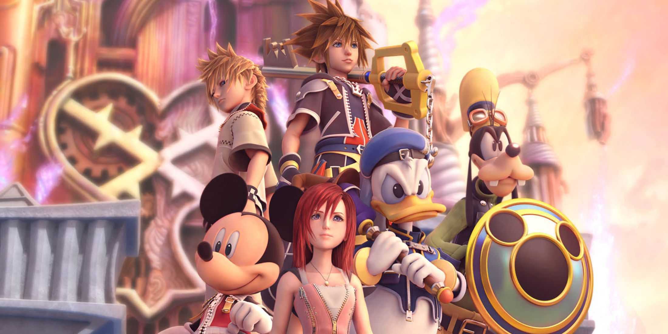 An image of the characters from Kingdom Hearts 2 