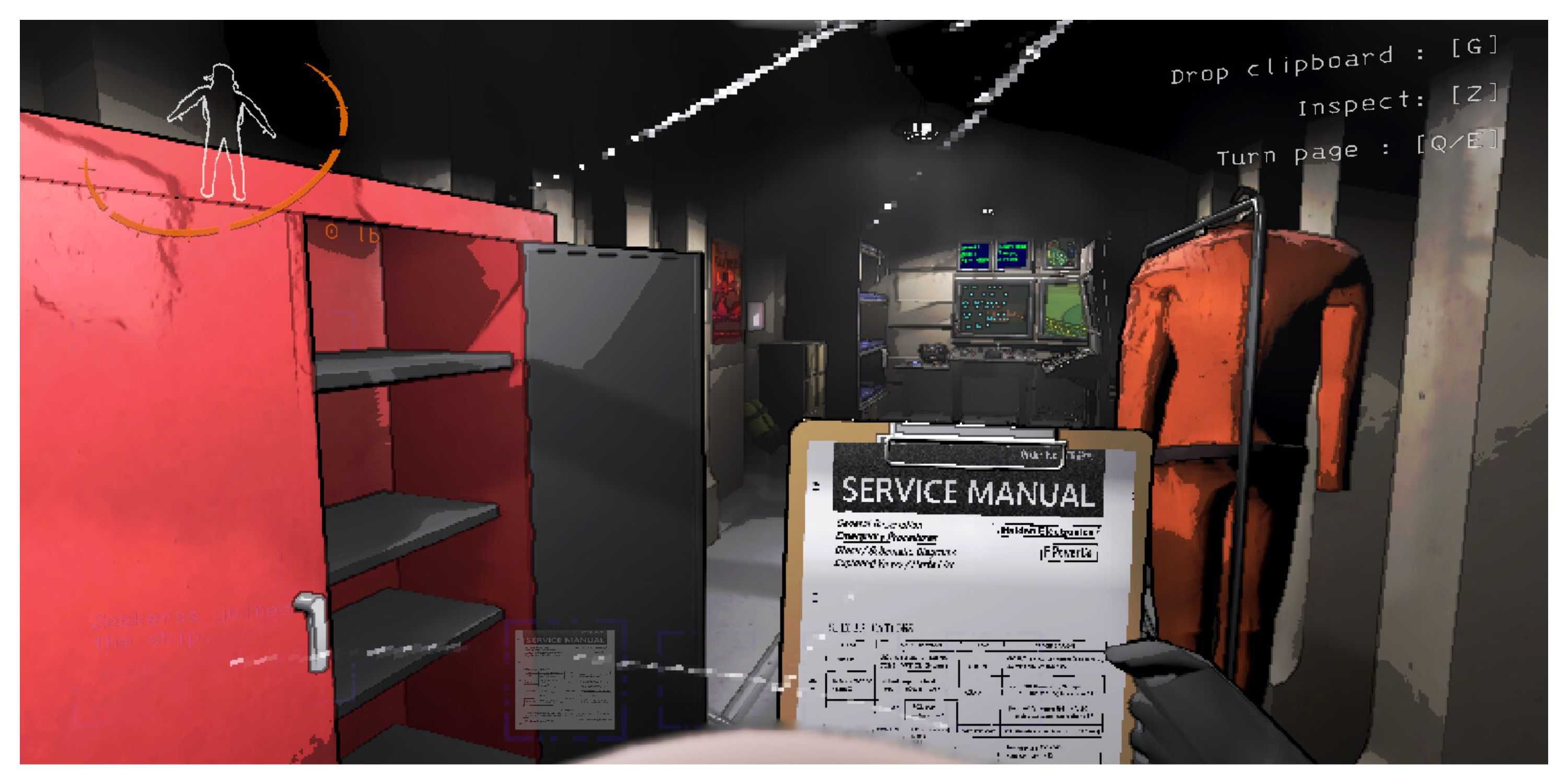 Lethal Company - Steam Screenshot (Reading A Service Manual)