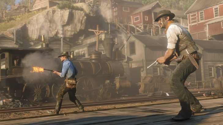 Red Dead Redemption 2 locations screenshot Annesburg combat