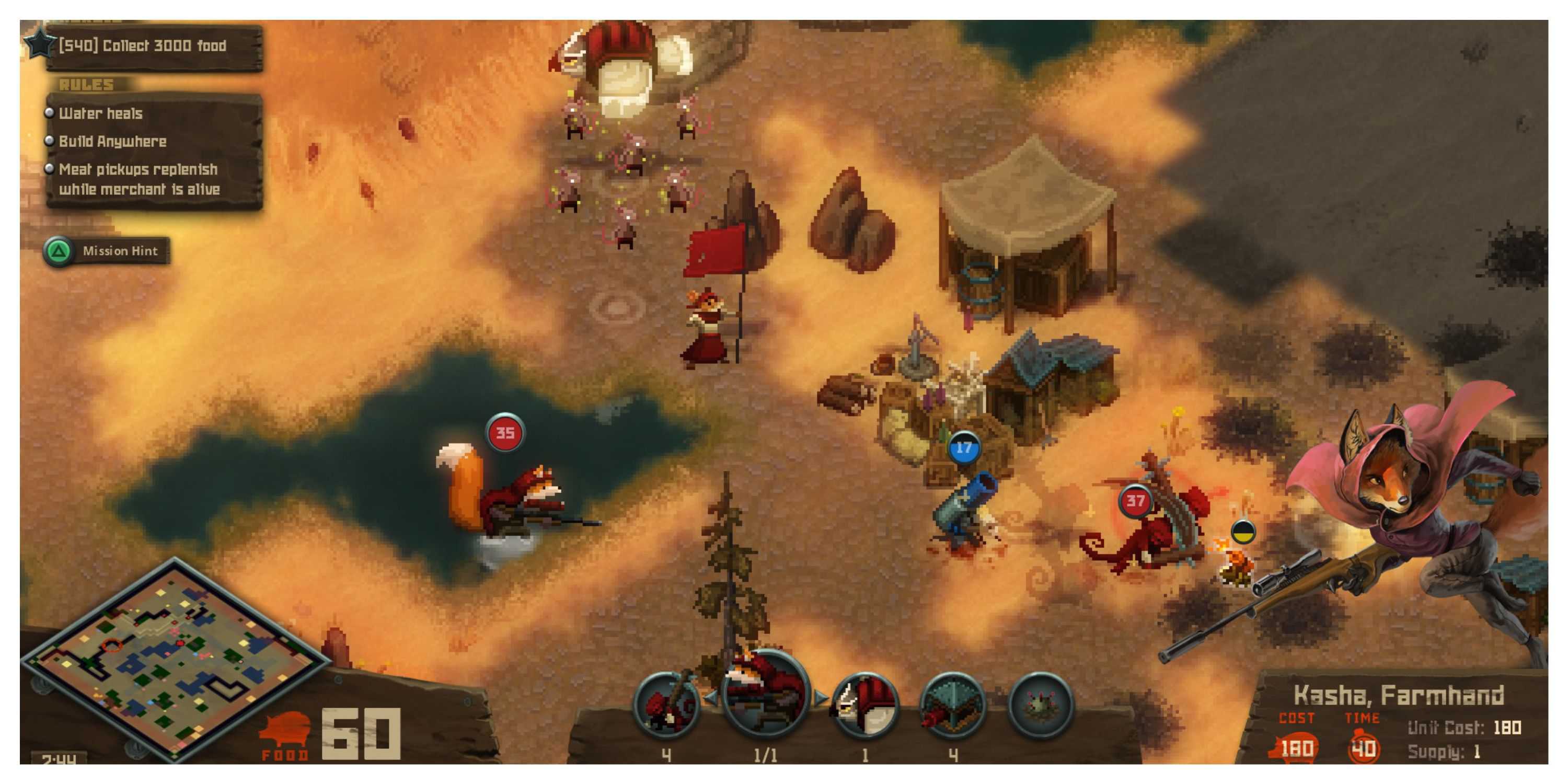 Tooth And Tail - Steam Screenshot (Units Fighting)