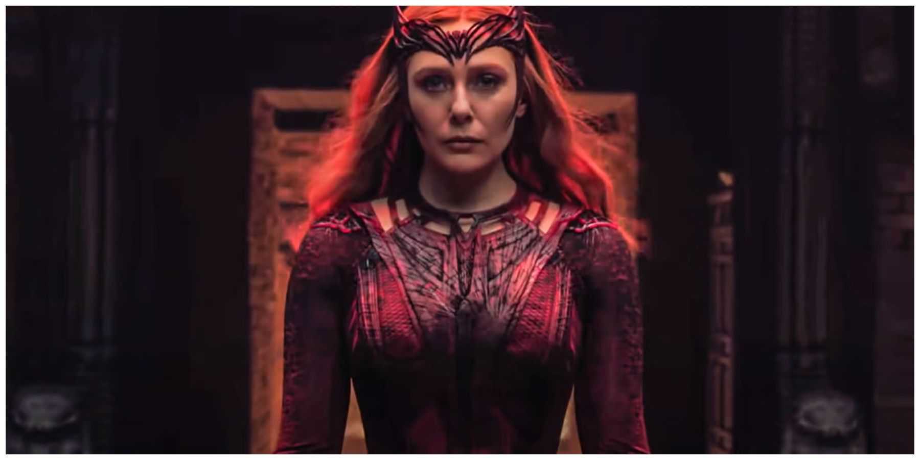 Elizabeth Olsen as Scarlet Witch.