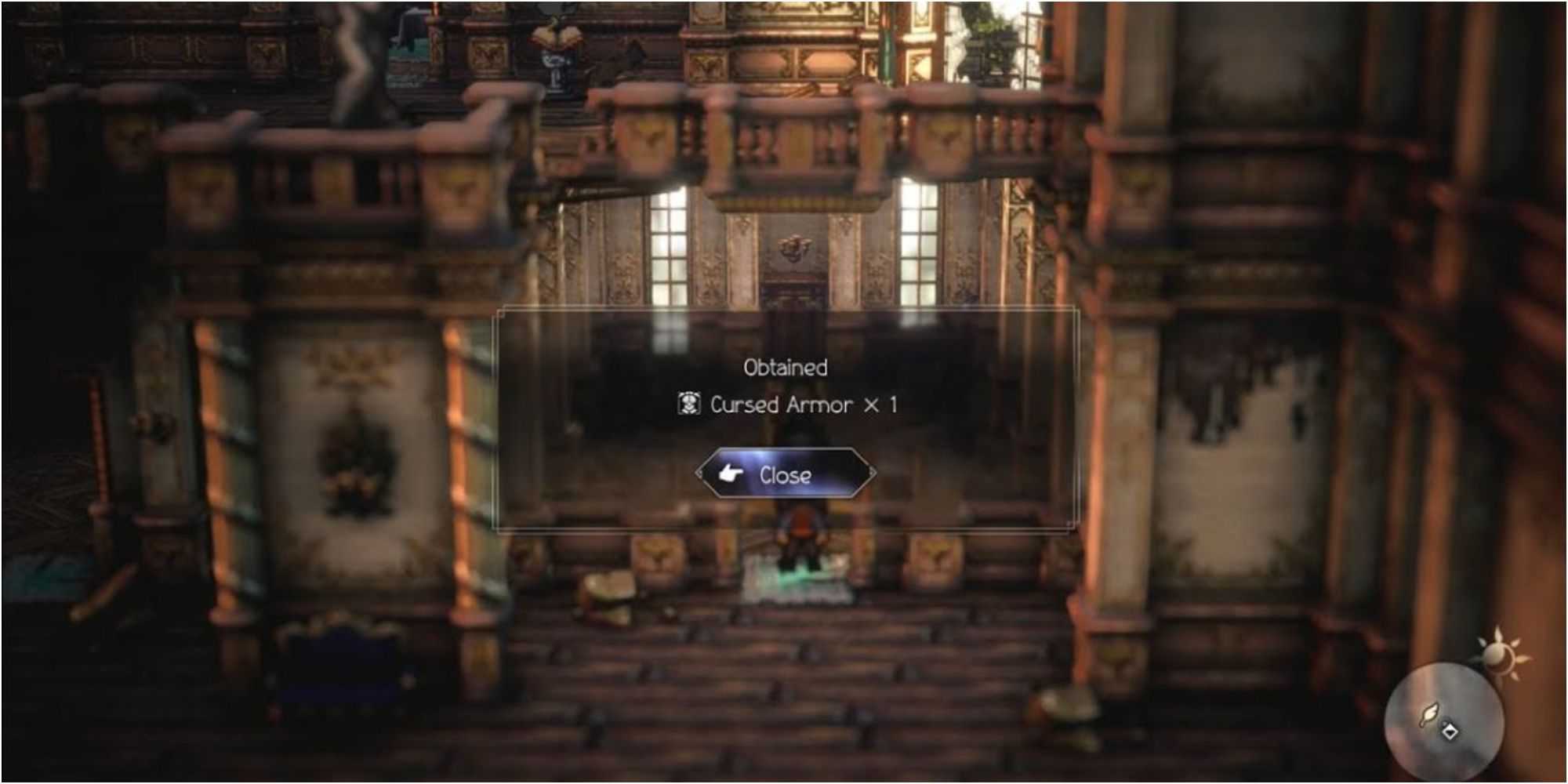 Cursed Armor obtained in Octopath Traveler 2