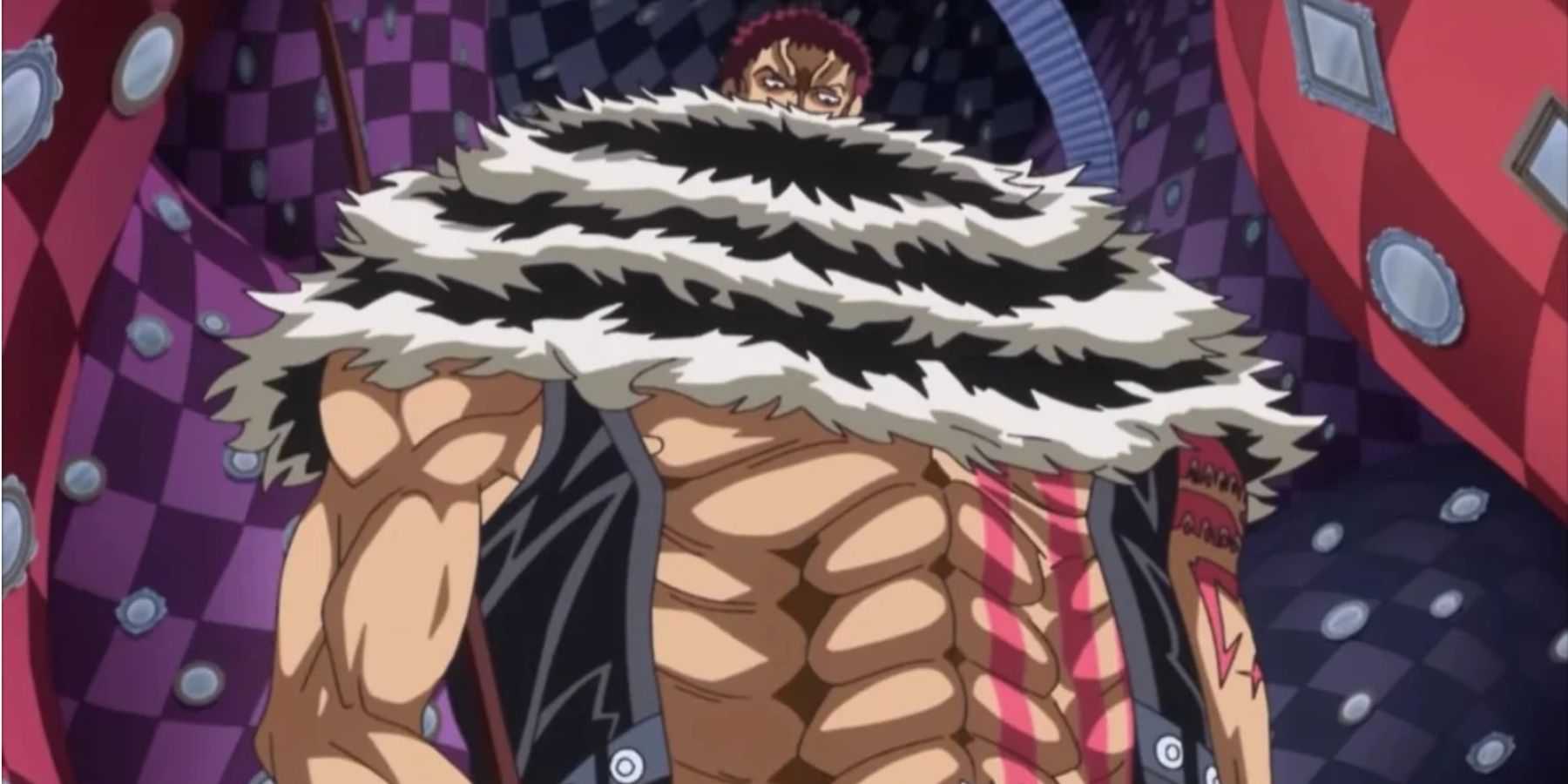 Katakuri Staring Down Luffy In The Mirror World In One Piece