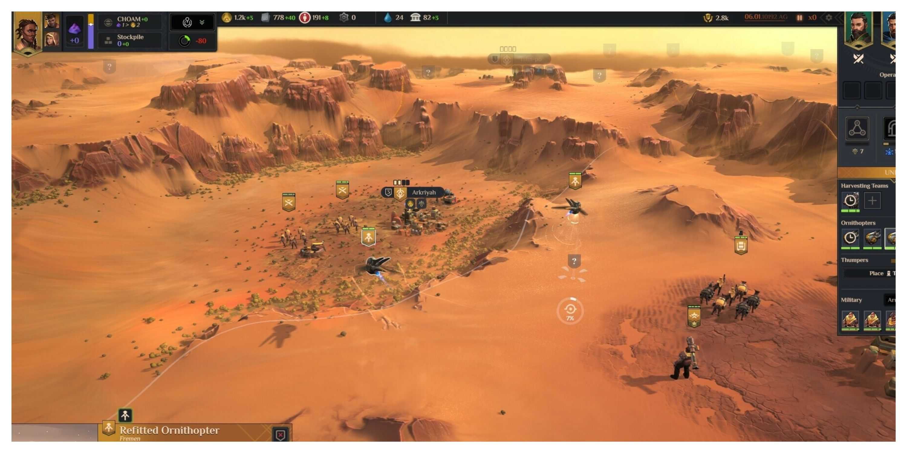 Dune: Spice Wars - Steam Screenshot (Fremen In The Desert)