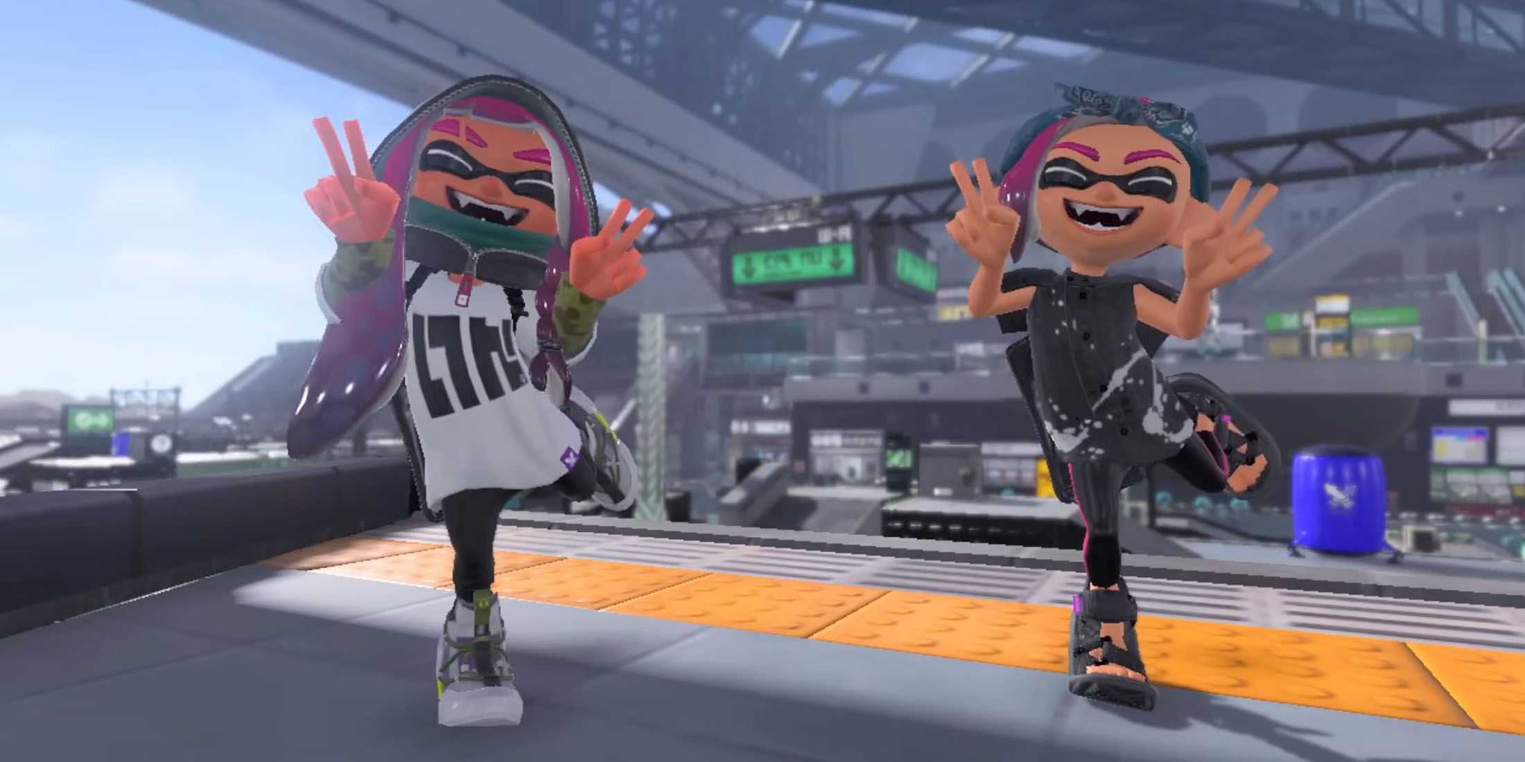 Atualização de poses do Splatoon 3 8.1.0