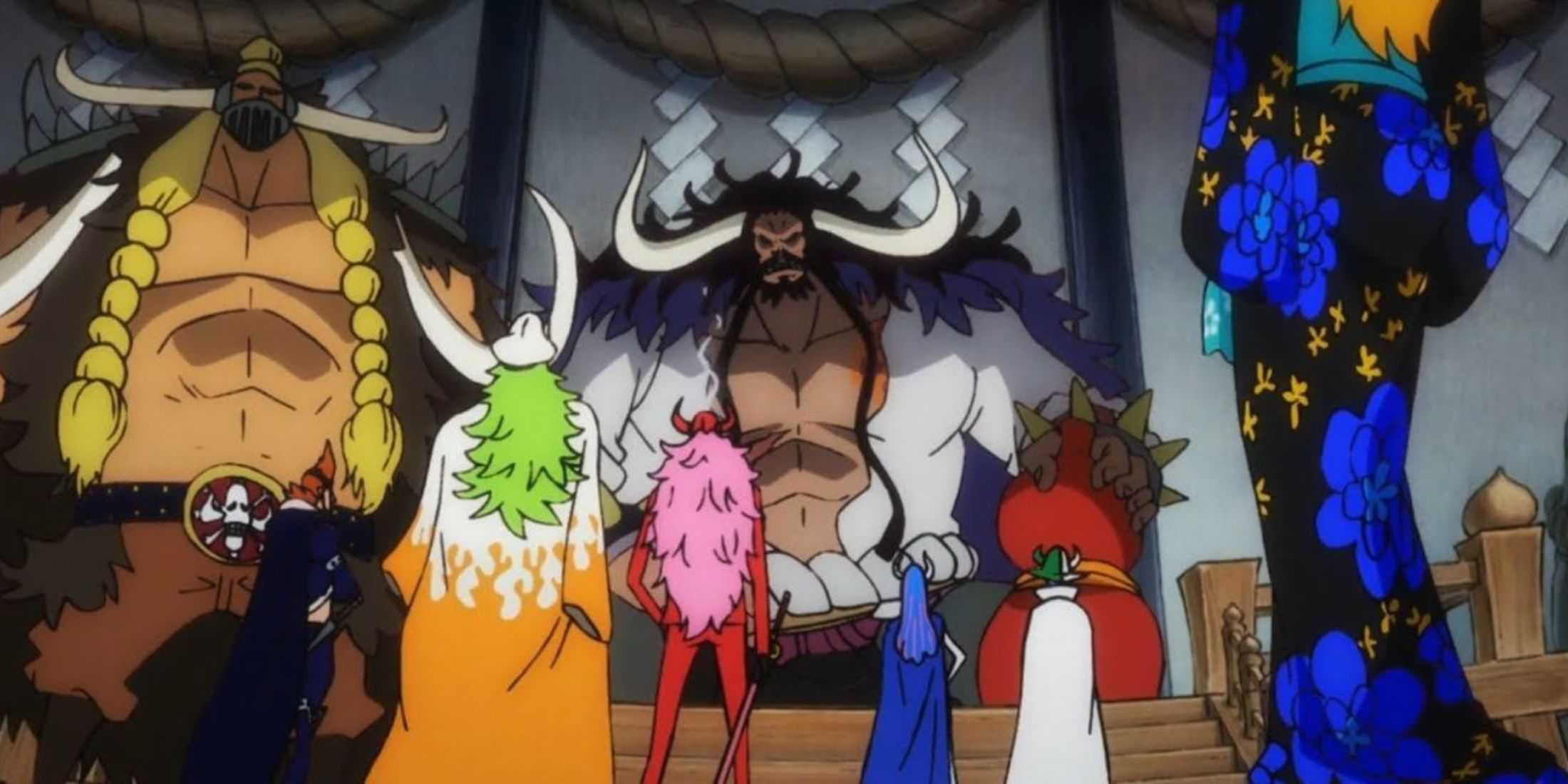 Kaido e Tobi Roppo em One Piece