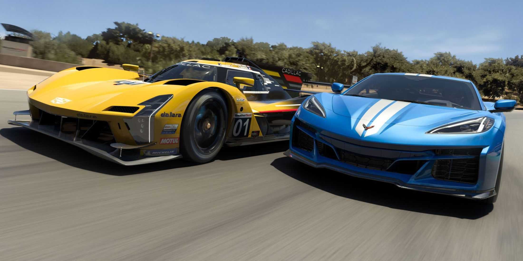 Two cars in Forza Motorsport 2023