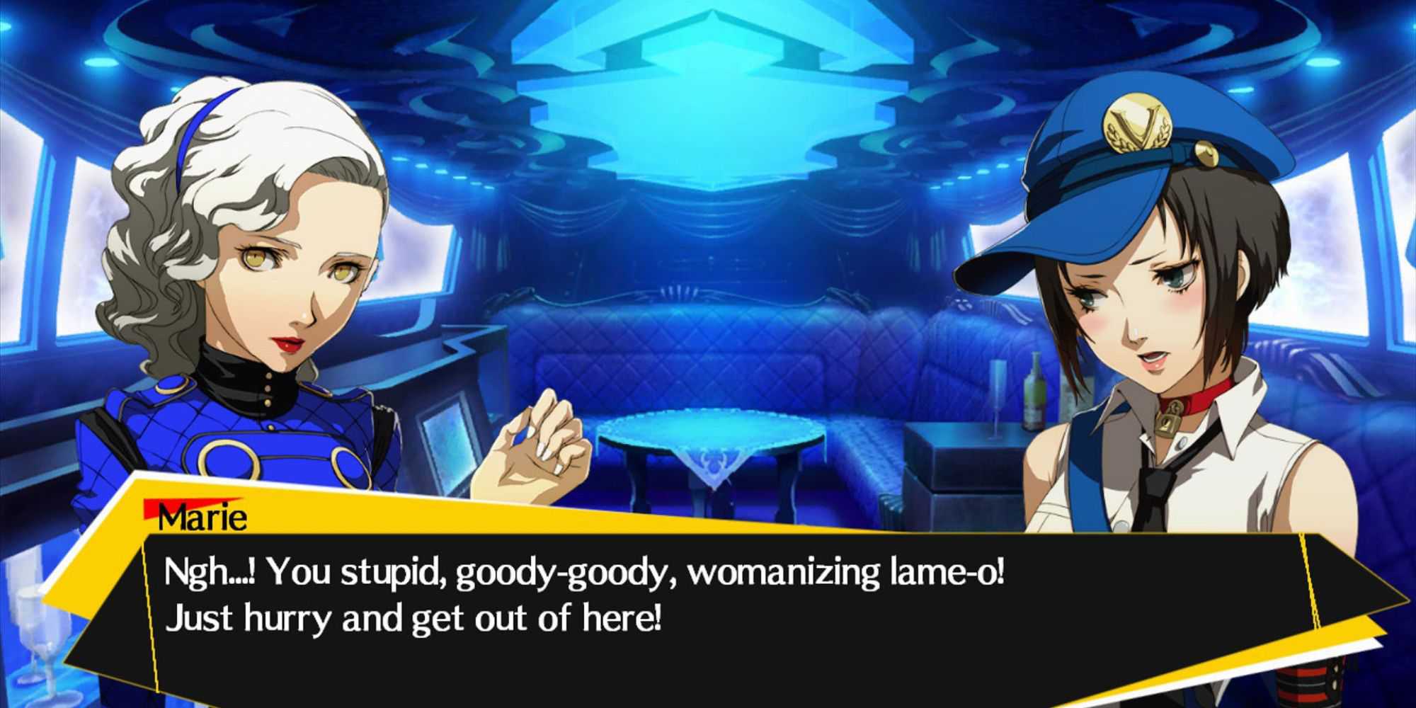 Margaret and Marie talking in Persona 4 Arena Ultimax