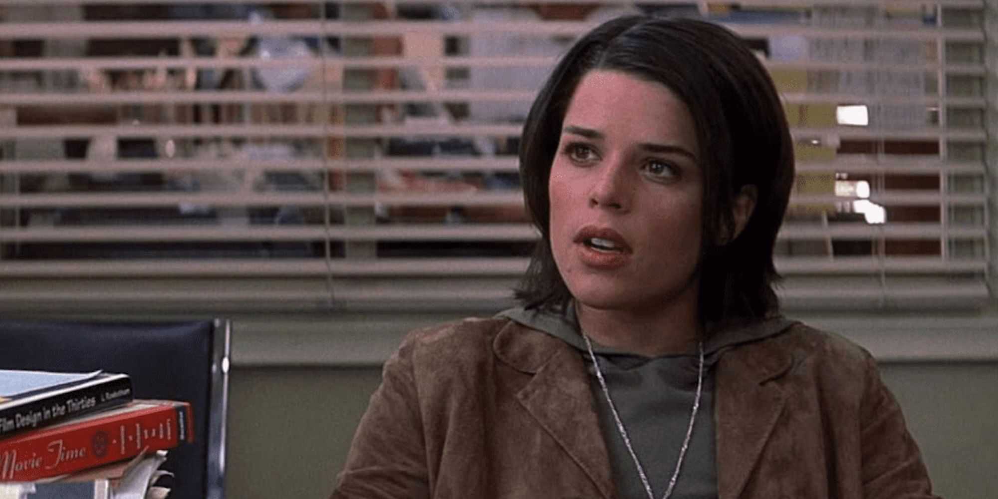 sidney prescott in kincaid's office